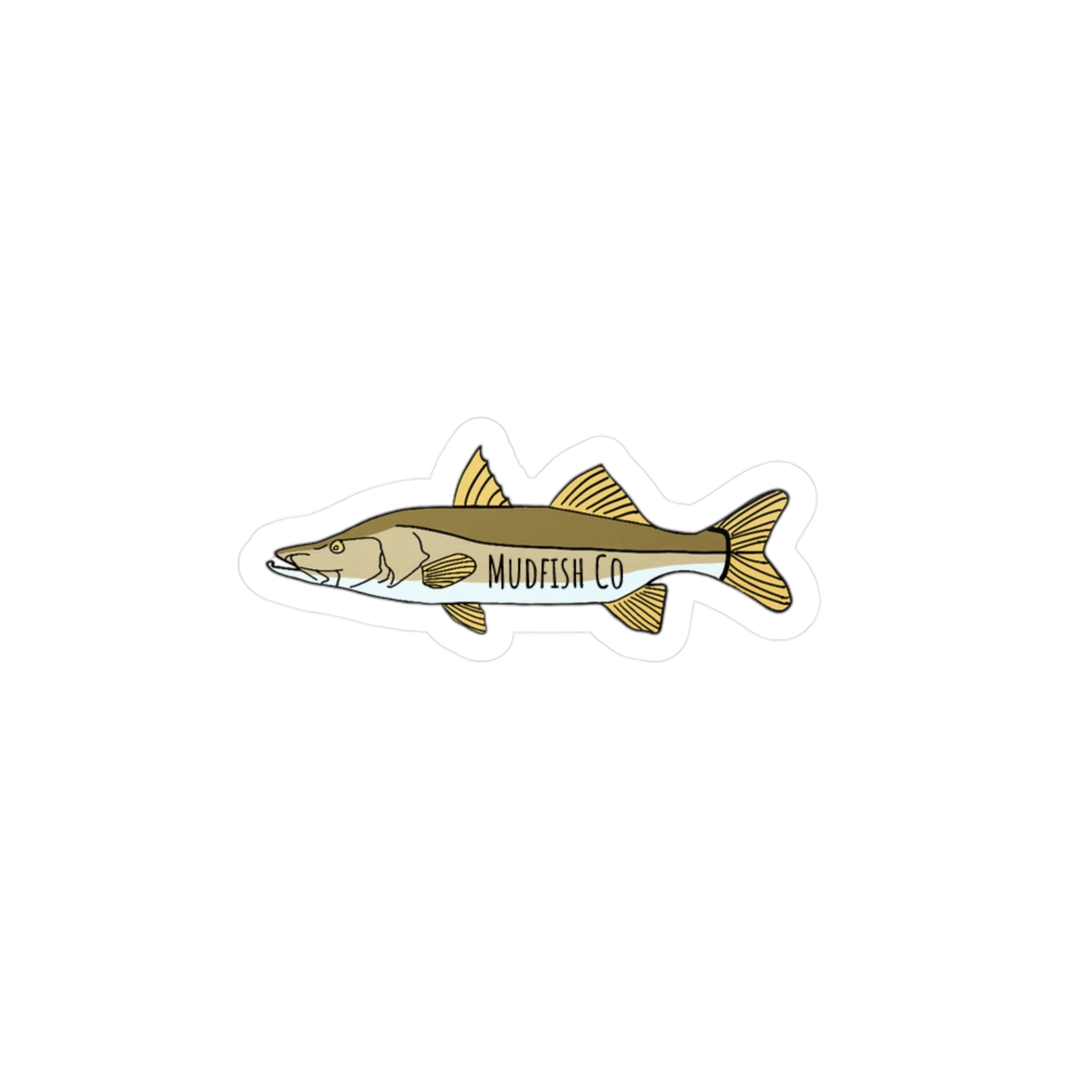 Snook Mudfish co sticker